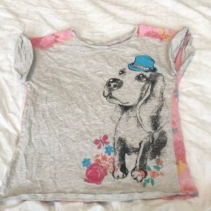 4 for $20Girls tee shirt with dog.